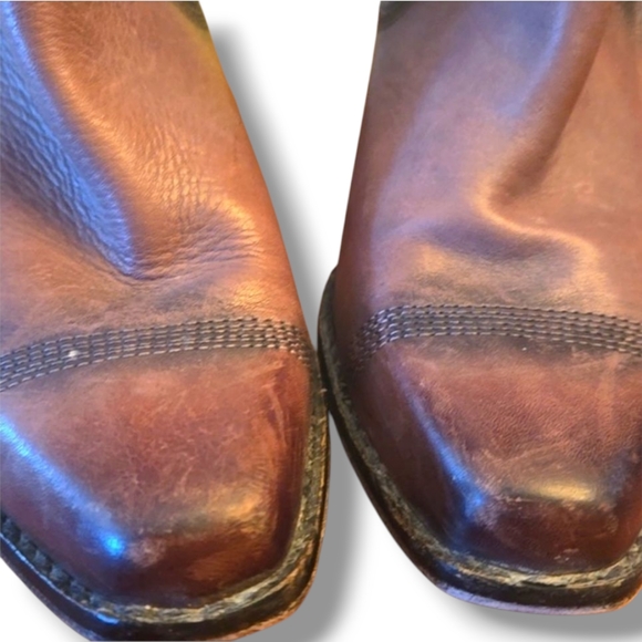 Free People Benson Brown and Black Leather Chelsea Boots - Picture 4 of 10